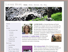 Tablet Screenshot of laurie-hope.com